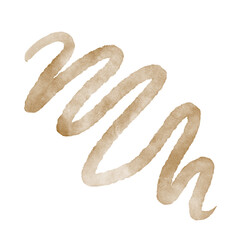 Watercolour Squiggly Lines Decorative