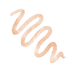 Watercolour Squiggly Lines Decorative