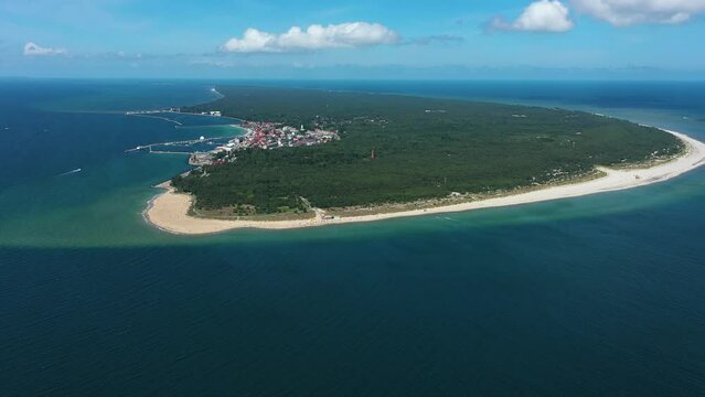 Beautiful Panorama Hel Krajobraz Aerial View Poland