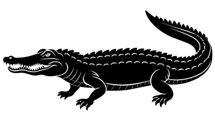 Fototapeta premium crocodile and svg file
