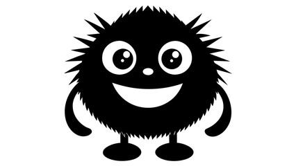 oval eyes and  teeth