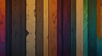 colorful wooden background