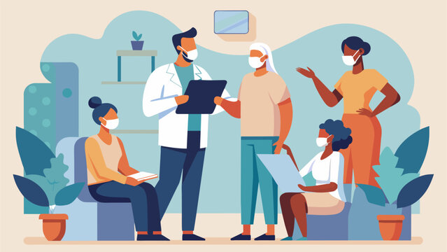 A video showcasing volunteers conducting pressure screenings and providing information on the importance of regular checkups and preventative