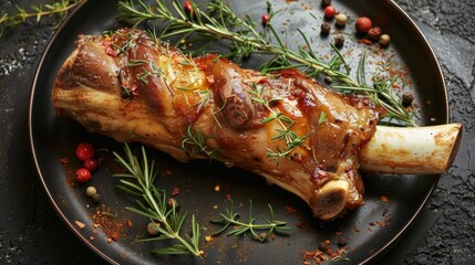 Traditionally a lamb's bone, symbolizing the sacrifice offered in ancient times. Vegetarian alternatives are also used - 782652408