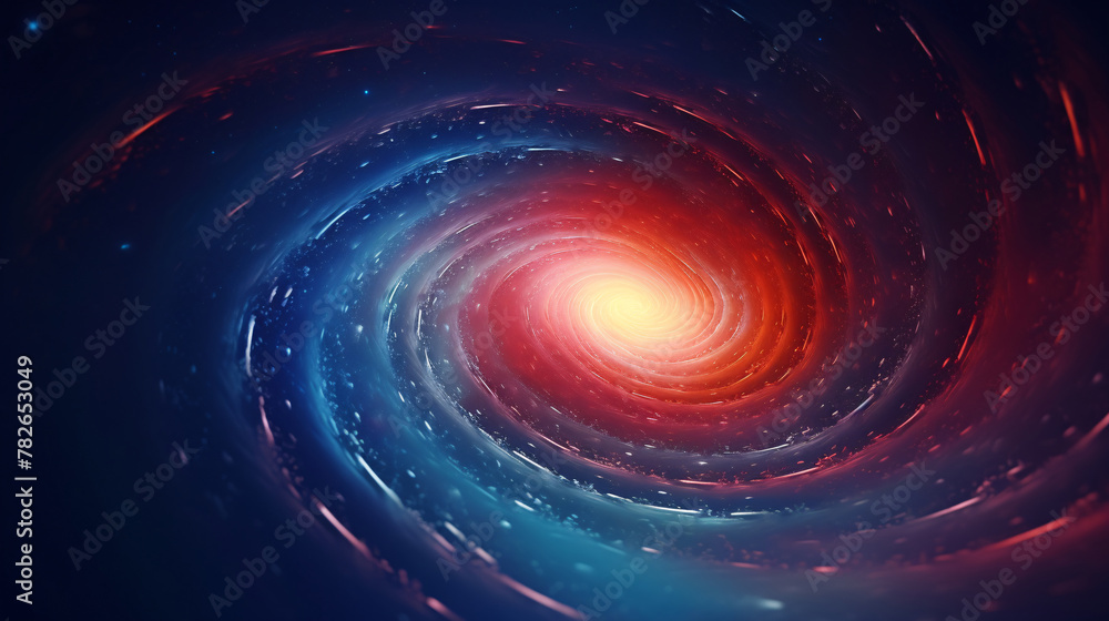 Wall mural digital galaxy colorful black hole scene abstract graphic poster web page ppt background