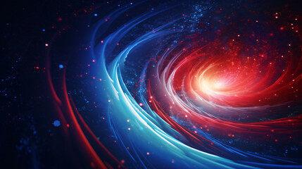 Digital galaxy colorful black hole scene abstract graphic poster web page PPT background