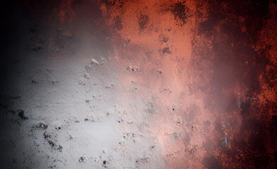 Old grunge copper bronze rusty texture background. Distressed cracked patina. - obrazy, fototapety, plakaty