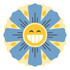 Groovy Flower Element