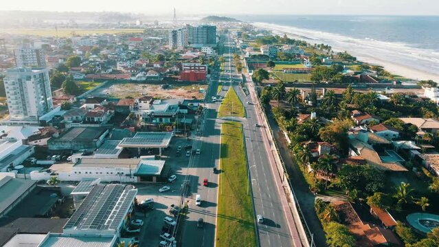 Vista a&eacute;rea da zona sul de Ilh&eacute;us, Bahia - Brasil