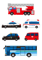 いろいろな働く車