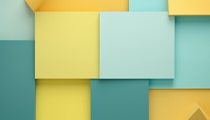 abstract colorful background with squares - obrazy, fototapety, plakaty