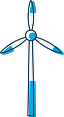 Line style windmill
