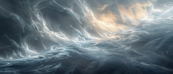 Cirrus clouds, close up, wispy patterns, detailed textures, soft backlight - obrazy, fototapety, plakaty