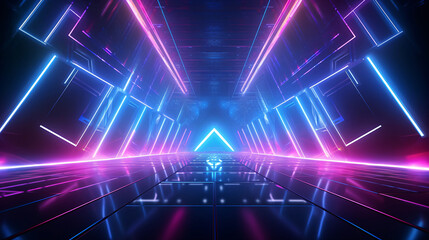 Abstract music party background, cyberpunk futuristic metaverse abstract background