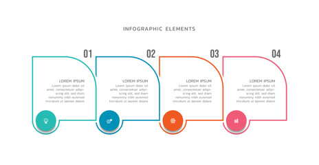 Vector infographics business template design
