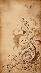Antique Paper, abstract patterns using aged or distressed paper in shades of brown