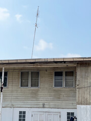 the old house in the city of thailand