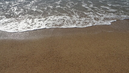 waves on the beach