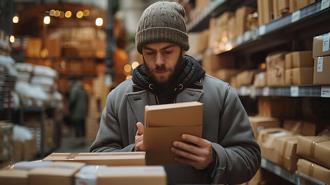 online shopping list and free shipping through mobile app marketplace and home delivery with application. Generative Ai