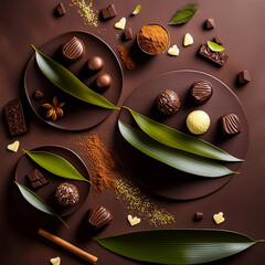 assortiment de chocolats - 782687248