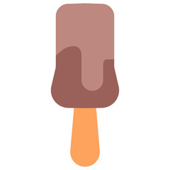 ice cream vector icon flat style. perfect use for logo, presentation, application, website, and more. icon design color style