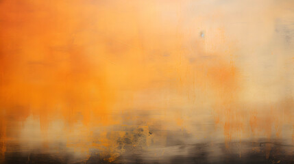 Artistic orange and blue watercolor paint abstract graphic poster web page PPT background