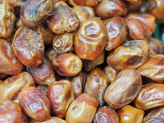 Tasty Dates: Large Natural Sweet Dessert with Glossy Texture