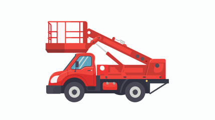 Cherry picker icon digital red for any design isola
