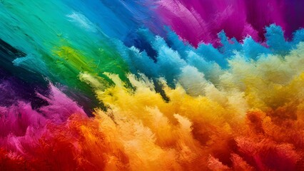 Fototapeta na wymiar rainbow colors background with different shades abstract background with oil paint stains
