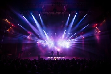 Dramatic stage lighting for a powerful effect