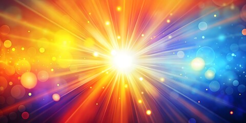 Obraz premium speed trails in city, night traffic light, speed road, long exposure.