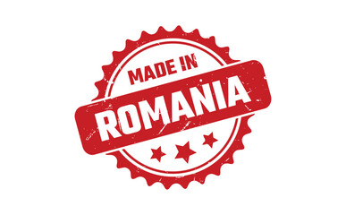 Made In Romania Rubber Stamp