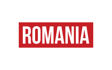 Romania Rubber Stamp Seal Vector