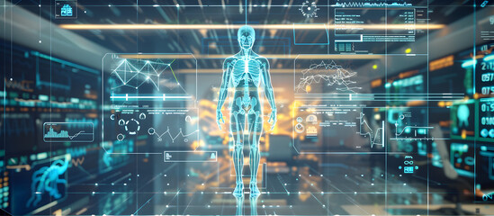 Medical science: Doctors and nurses use holographic technology in their work, examination and treatment.