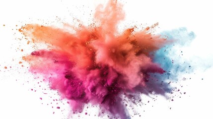 color powder explosion, AI Generative