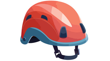 Climbing helmet icon. Isometric of climbing helmet