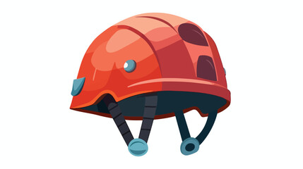 Climbing helmet icon. Isometric of climbing helmet