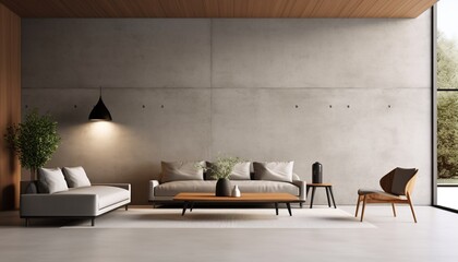 Fototapeta premium Modern inviting Art Living Room, Luxurious apartment living room interior