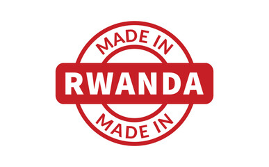 Made In Rwanda Rubber Stamp