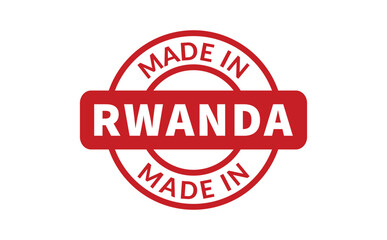 Made In Rwanda Rubber Stamp