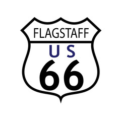 Flagstaff Arizona Route 66 Sign