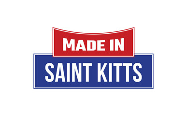 Made In Saint Kitts Seal Vector