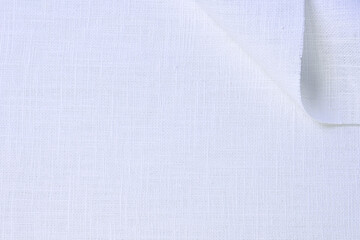 white hemp viscose natural fabric cloth, sackcloth rough texture of textile fashion abstract background
