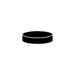 hockey puck vector icon. hockey puck symbol flat trendy style illustration on white background..eps