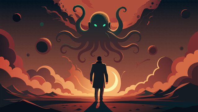 Amidst the swirling gases and strange gravitational distortions of a newly discovered nebula our team caught a fleeting glimpse of a colossal