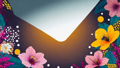 background with butterflies