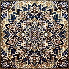 Islamic Geometric Patterns: Immerse yourself in the mesmerizing complexity of Islamic geometric art, featuring intricate patterns and motifs inspired by traditional Islamic architecture and design.
