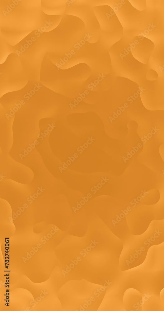 Poster abstract orange curved lines pattern in slow motion vertical background.