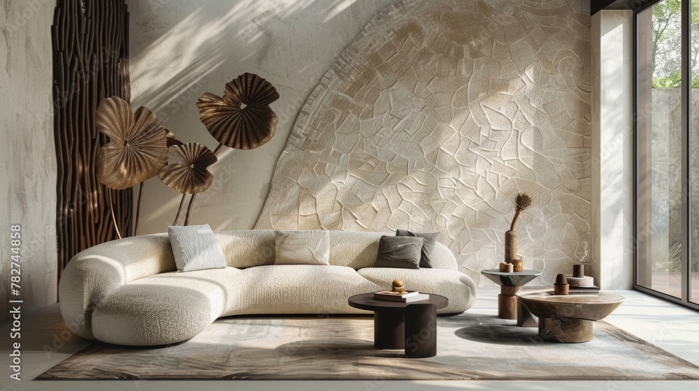 Poster sunlight dances on the surface of the majestic polished plaster walls showcasing the intricate patte