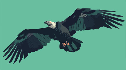 Condor icon. Isometric illustration of condor vecto